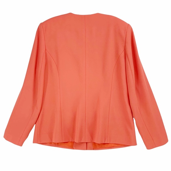 Karen Scott Single Breasted Collarless Blazer - Picture 6 of 13